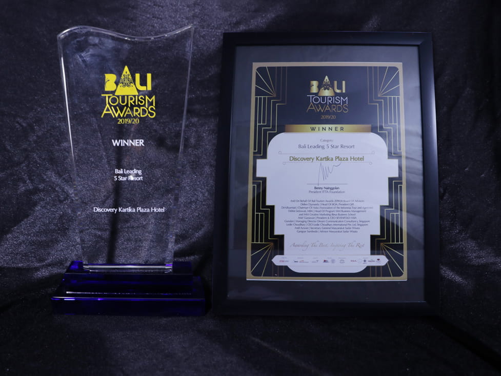 Bali Leading 5 Star Resort by Bali Tourism Awards